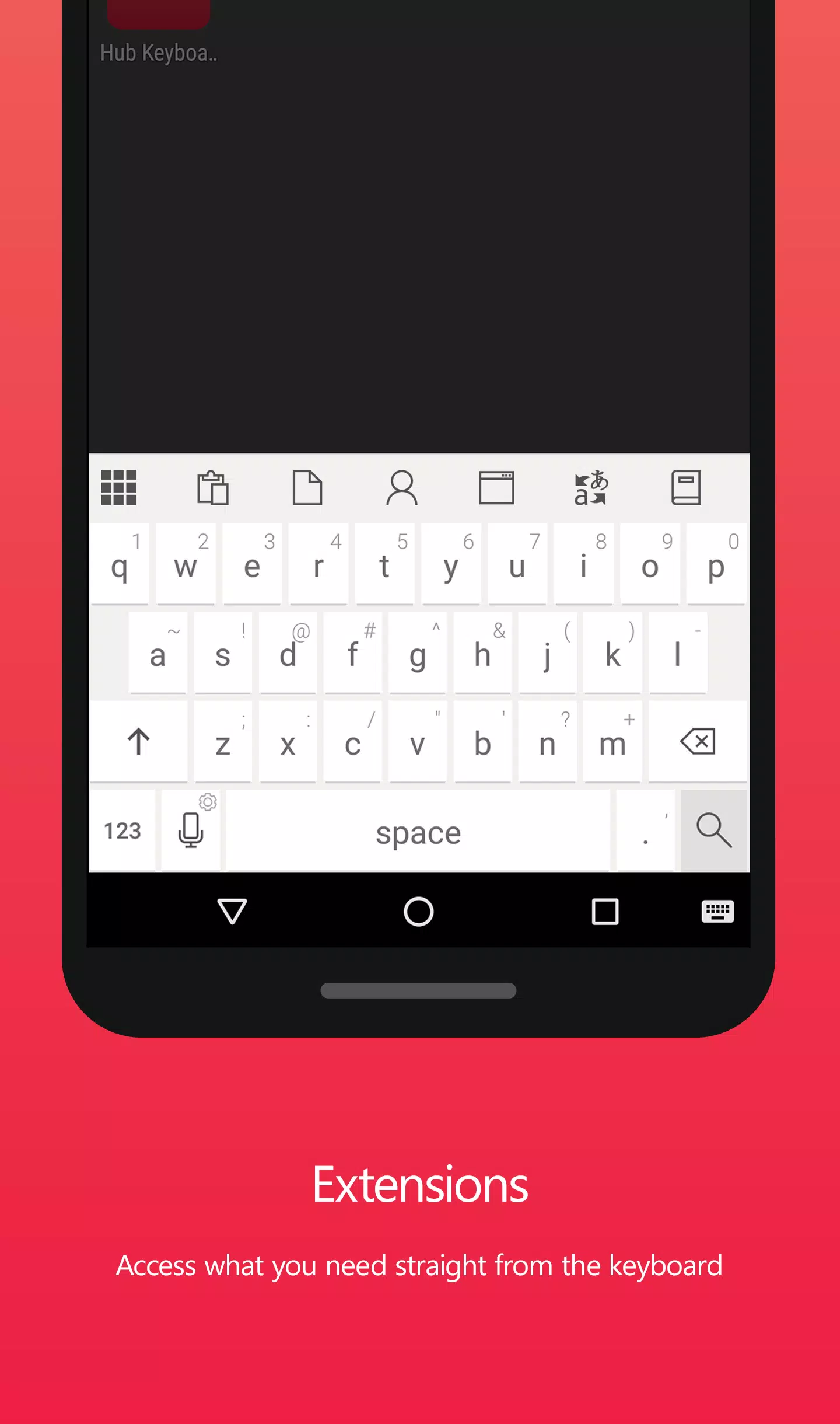 Hub Keyboard Screenshots