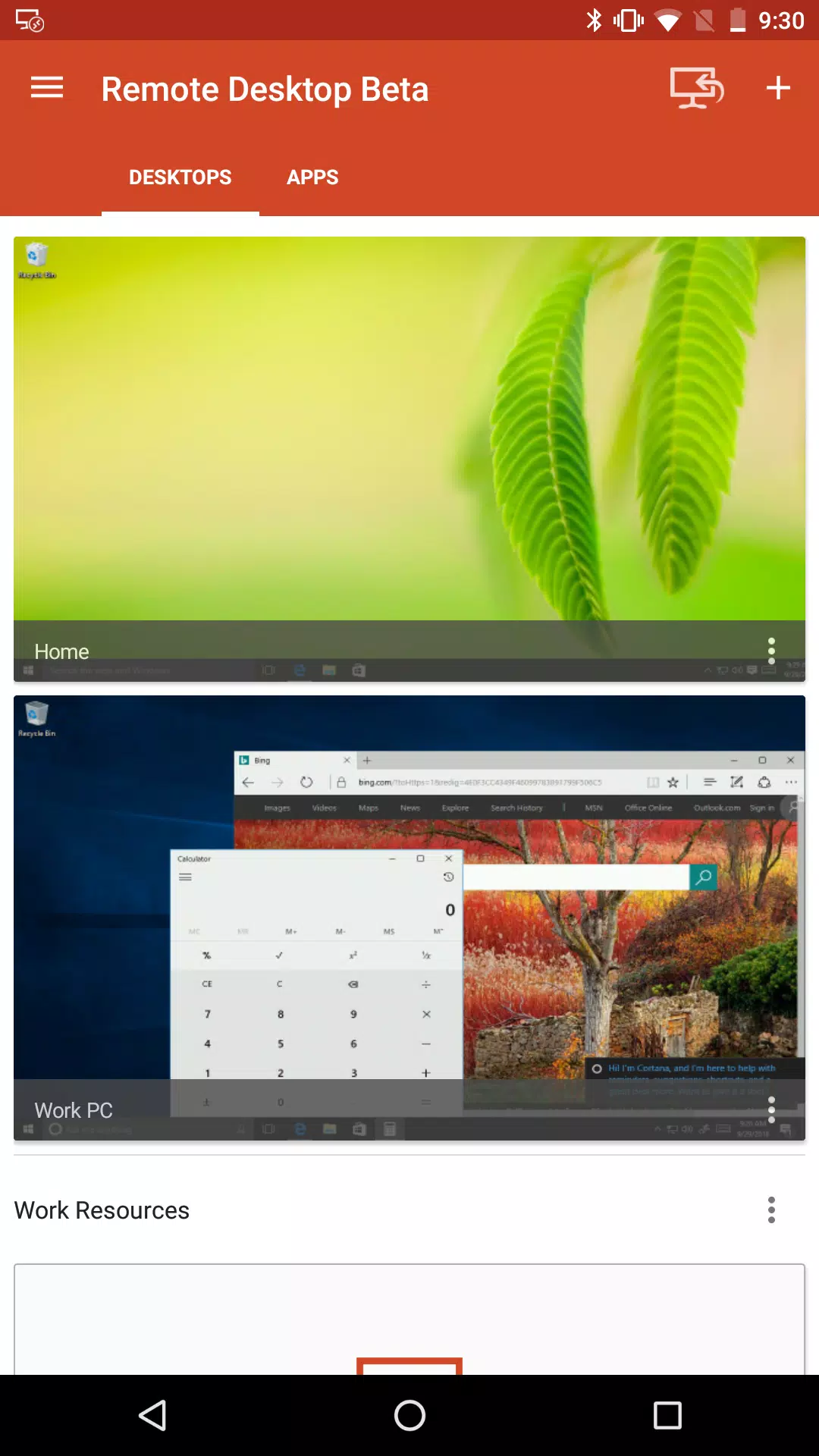 Microsoft Remote Desktop Beta Screenshots