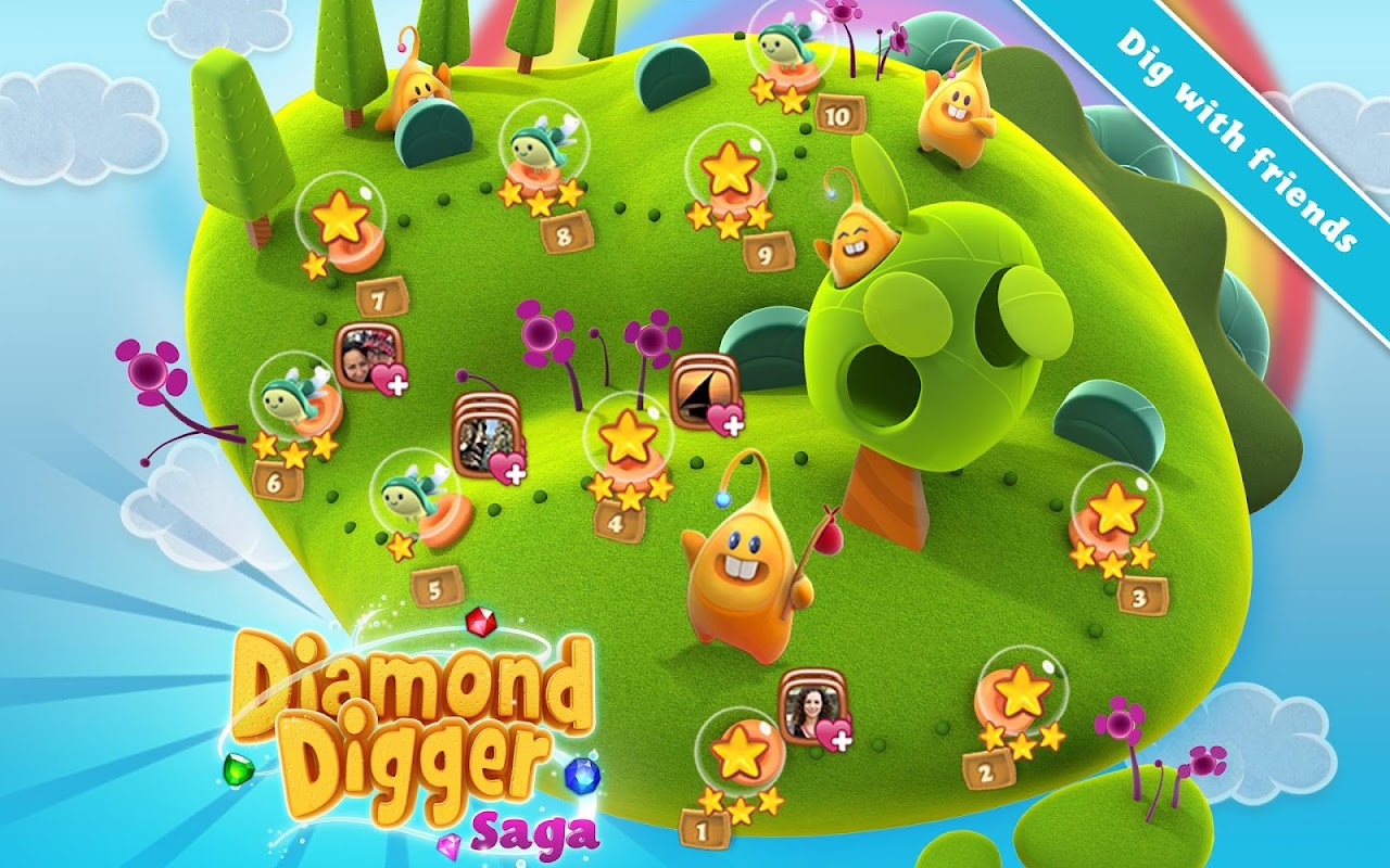 Diamond Digger Saga Screenshots