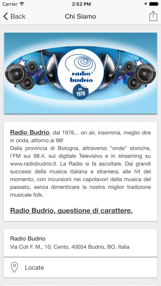Radio Budrio Screenshots