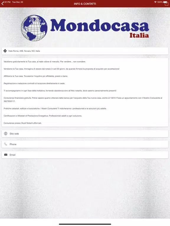 MONDOCASA ITALIA iPad Screenshots