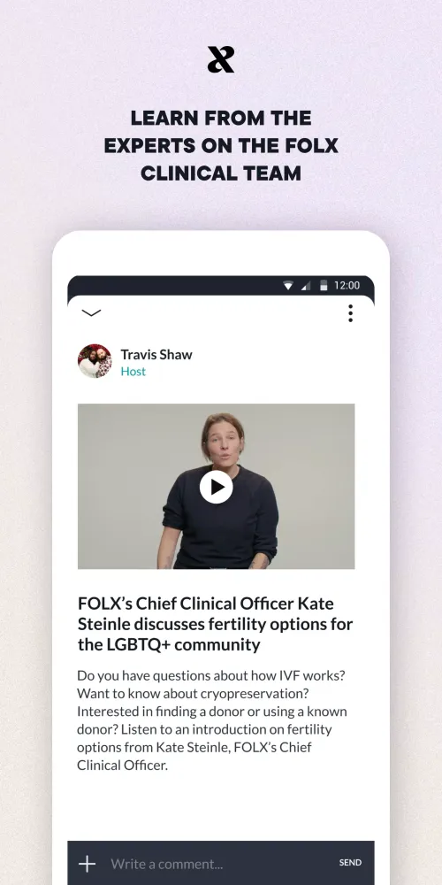 FOLX Community Platform Screenshots