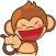 Chiki, the funny monkey for iMessage Sticker