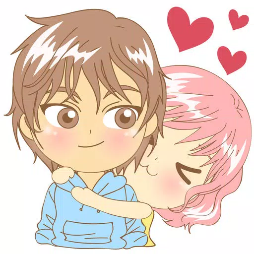 Love couple sweet romance 2 for iMessage Sticker Love couple sweet romance 2 for iMessage Sticker