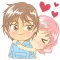 Love couple sweet romance 2 for iMessage Sticker