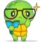 Pura the funny turtle 4 for iMessage Sticker