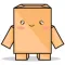 Torro the cardboard box robot for iMessage Sticker