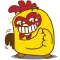 Yelo the naughty chicken for iMessage Sticker