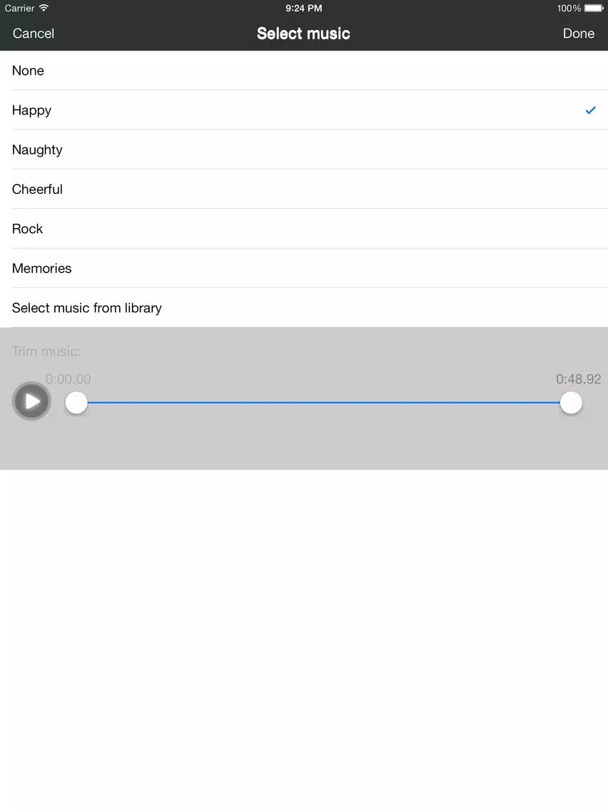 Video Sound - Add music to video & Add sound to video & Free video editor and maker iPad Screenshots