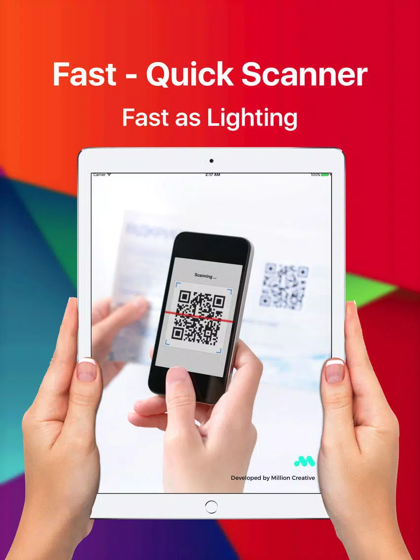 Barcode scanner - QRCode generator iPad Screenshots