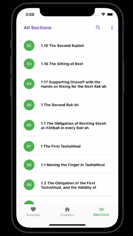 The Ṣalāh Screenshots