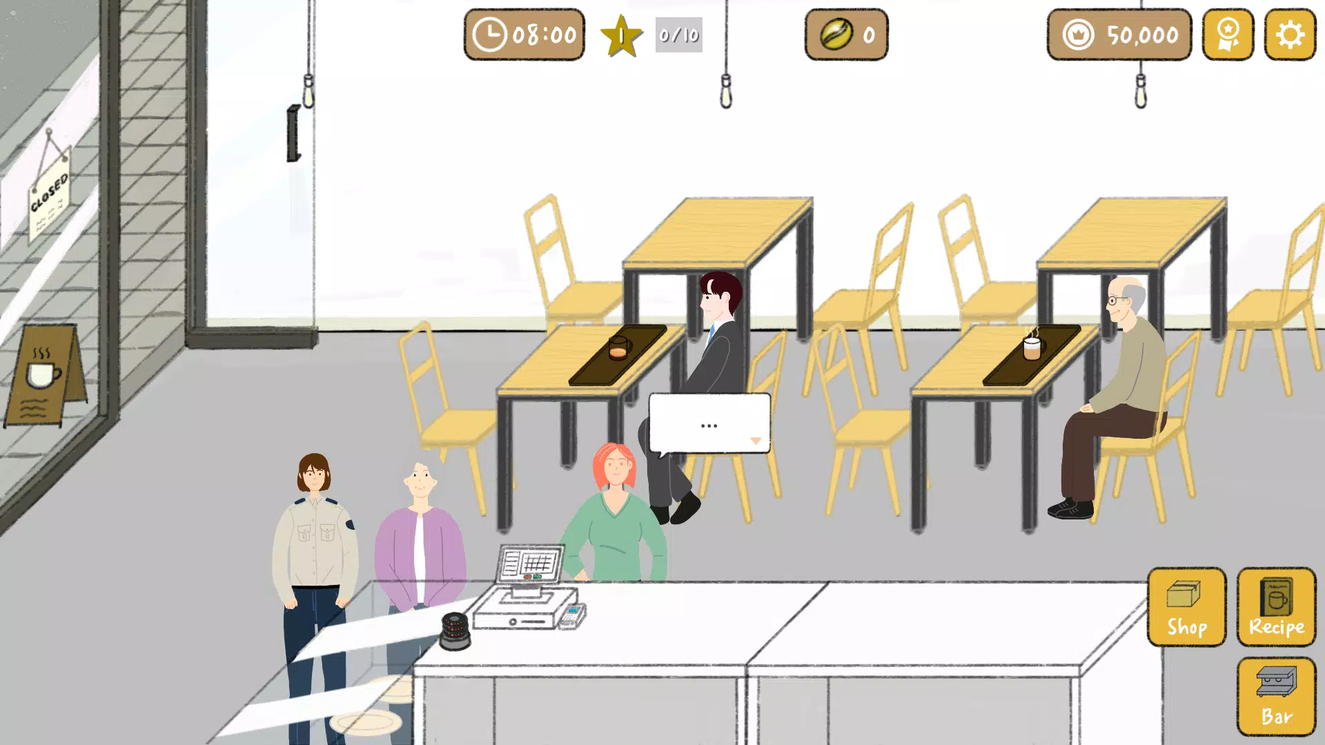 Tiny Coffee Shop Story Screenshots