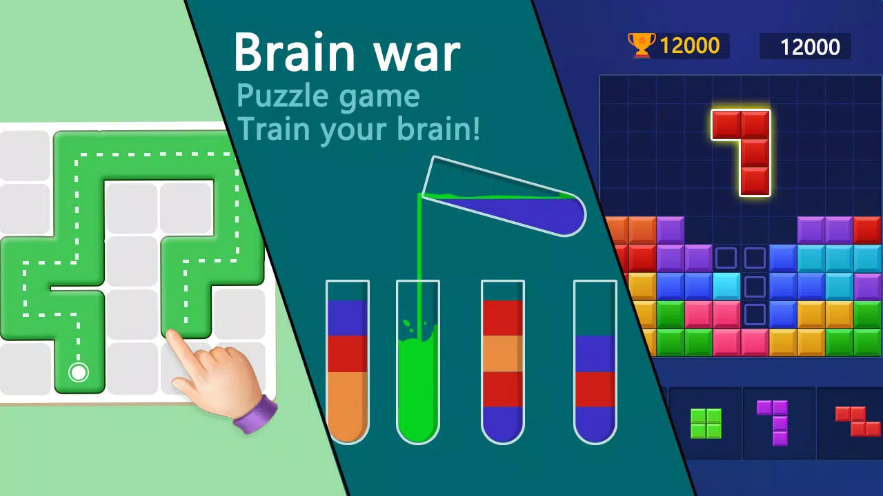 Brain war - puzzle game Screenshots