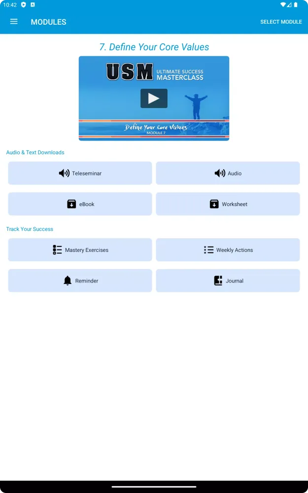 Ultimate Success Masterclass Screenshots