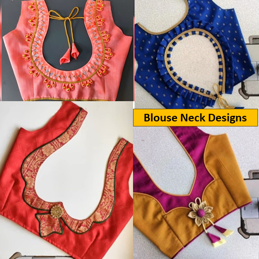 10000+ Blouse Neck Designs