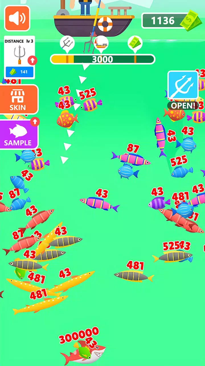Dreamy Fishing-Harpoon Shooter Screenshots
