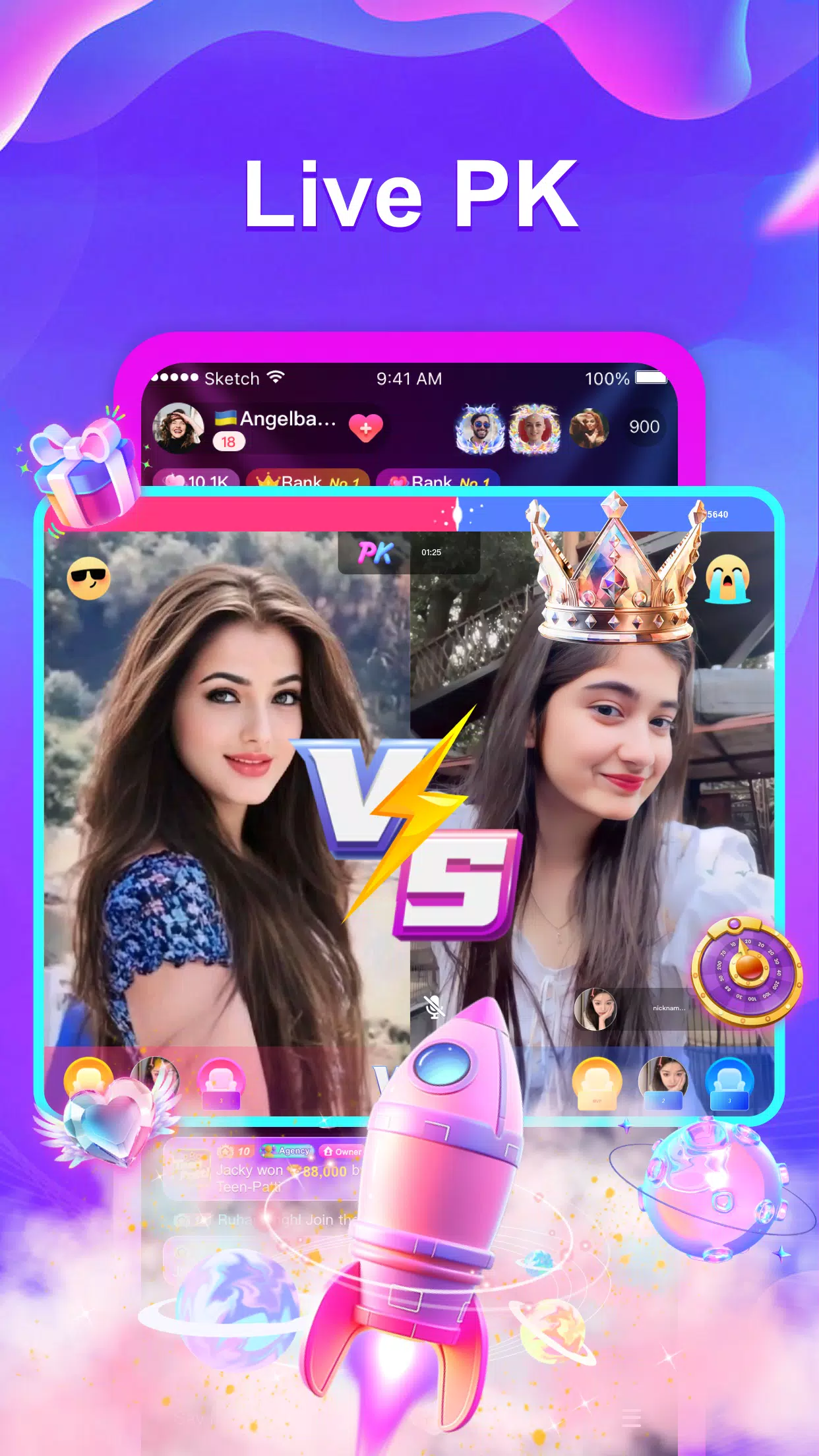 Ming Live - Live Stream Screenshots