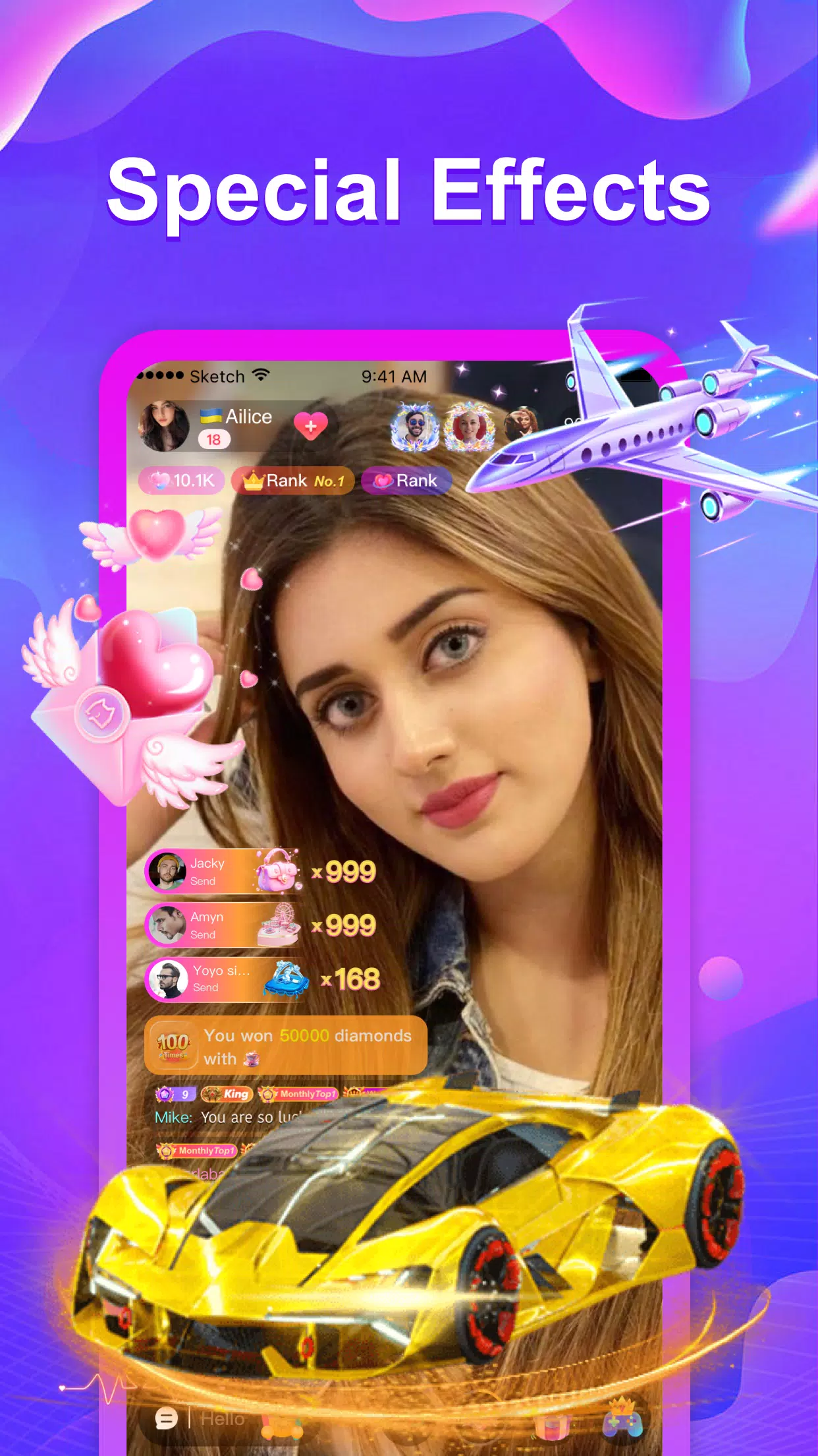 Ming Live - Live Stream Screenshots