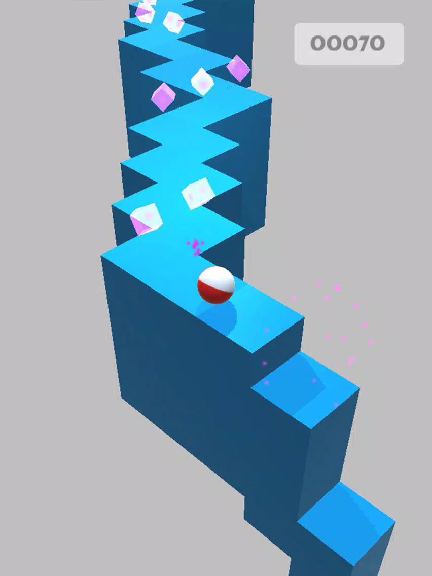 Ball run on path zigzag ... iPad Screenshots