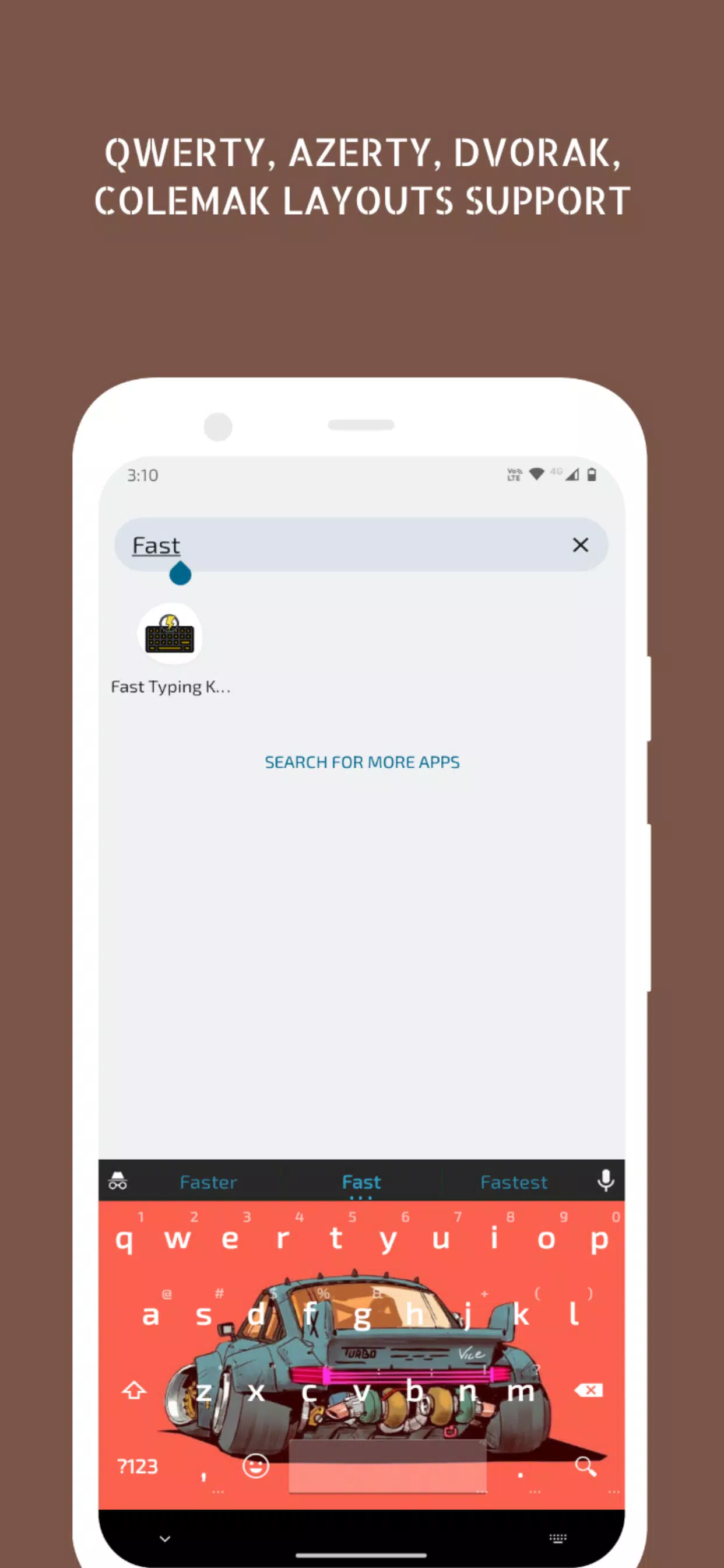 Fast Typing Keyboard Screenshots