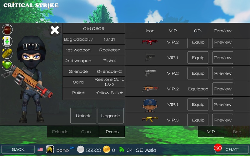 Critical Strike Screenshots