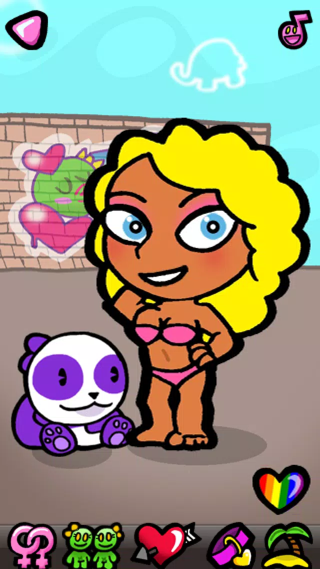 Capturas de tela do Mini Gay Girlfriend