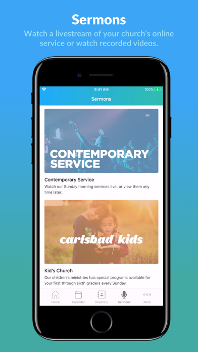 Church Center App Screenshots
