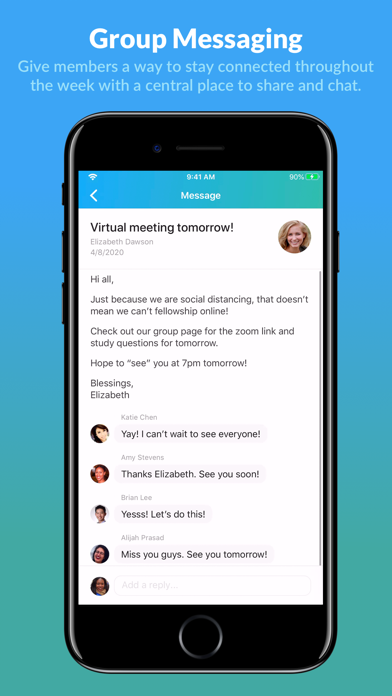 Church Center App Screenshots