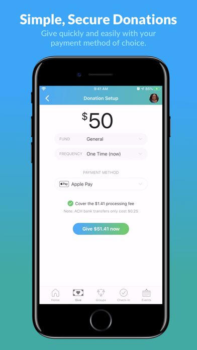 Church Center App Screenshots