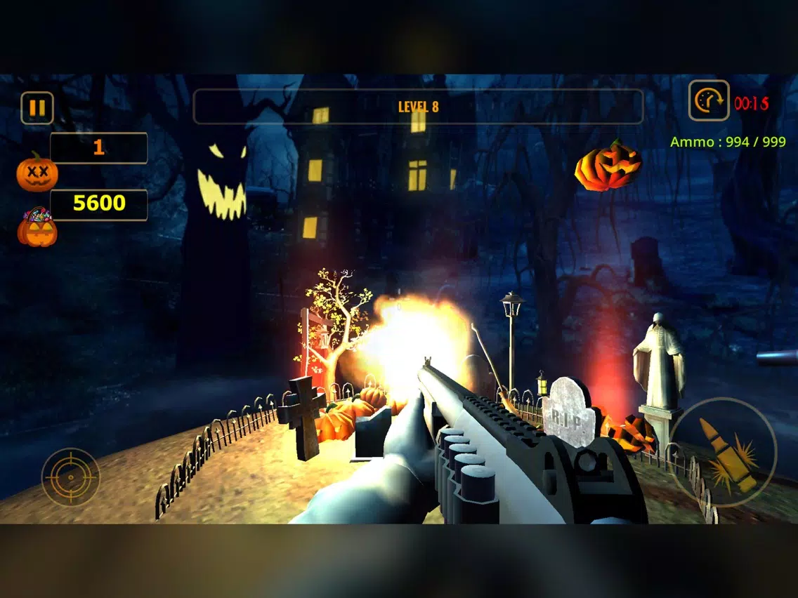 Pumpkin Shooter Game 3D iPad Screenshots