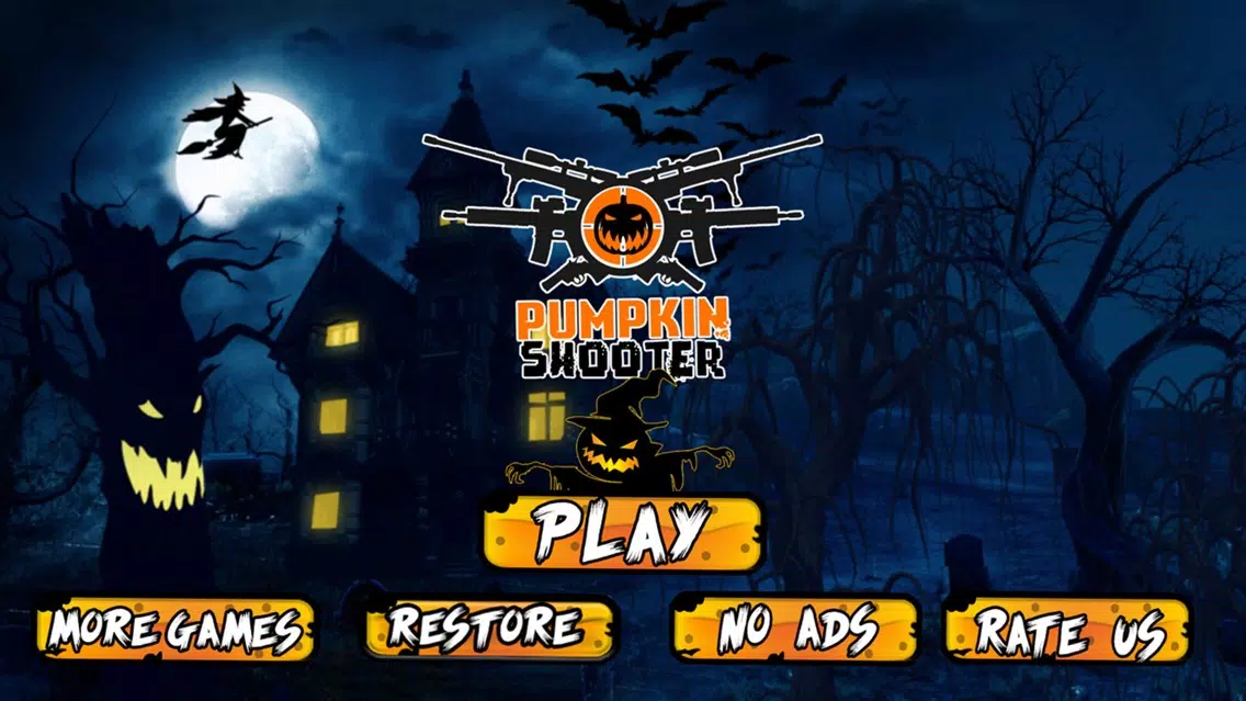 Pumpkin Shooter Game 3D Screenshots
