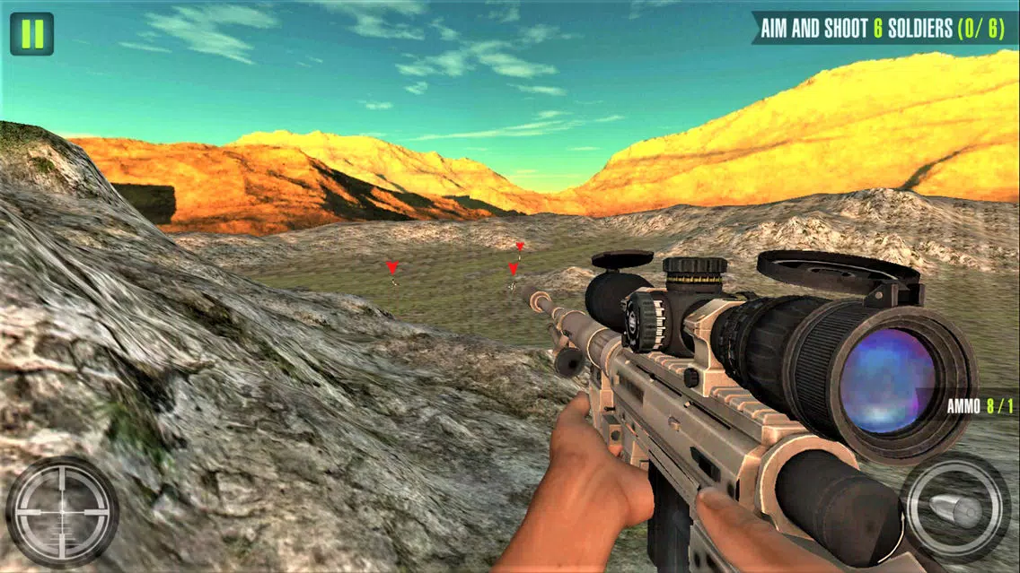 Tangkapan skrin World War 2 Frontline Sniper