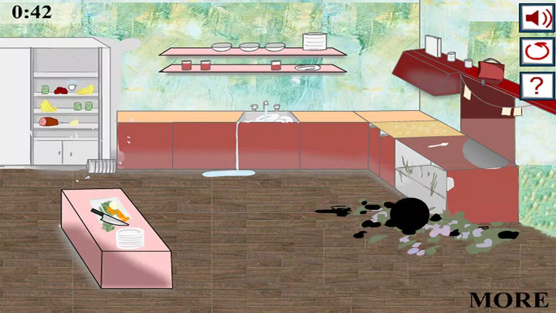 Capturas de tela do Stickman Crime in Kitchen － The Best New High IQ Test Game