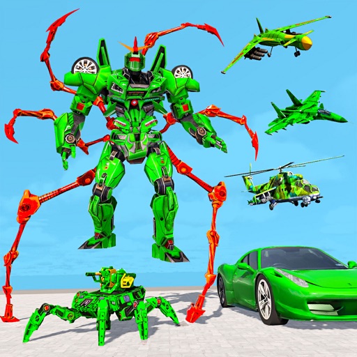 Spider Robot Car Transform War Spider Robot Car Transform War