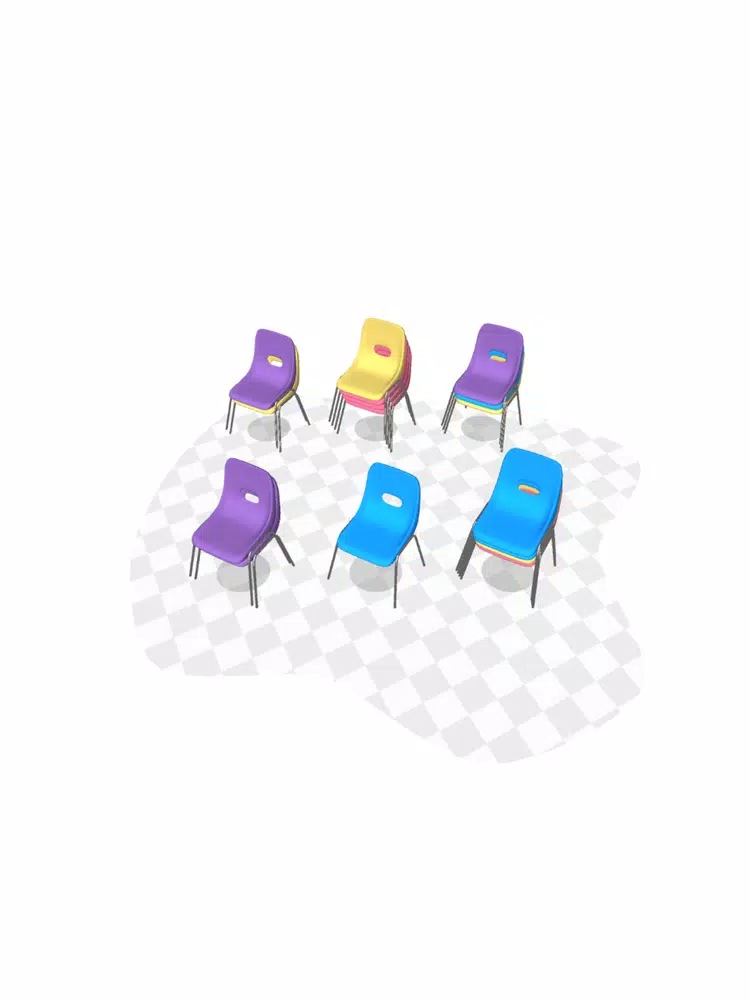 Tangkapan layar Sort The Chairs iPad