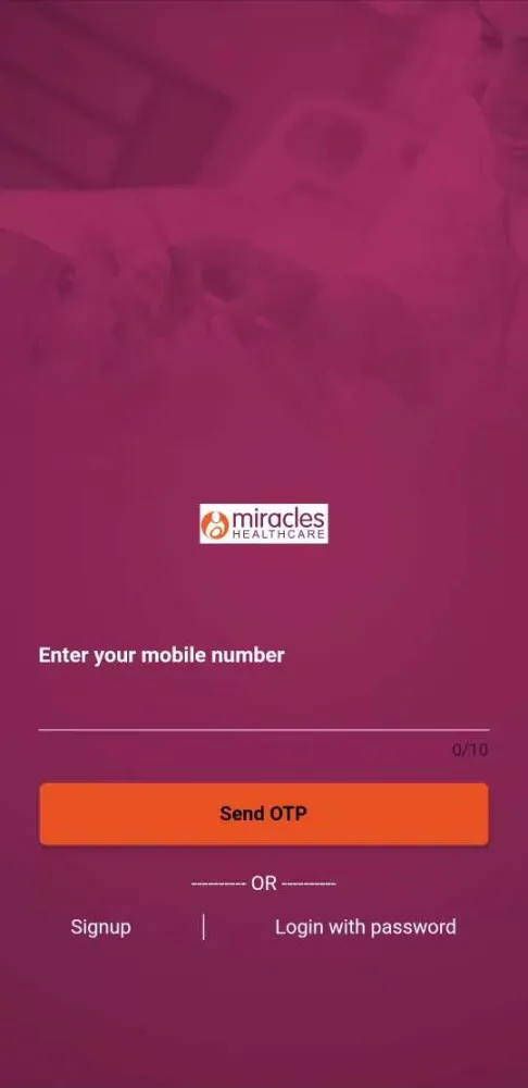 Miracles Patient Screenshots