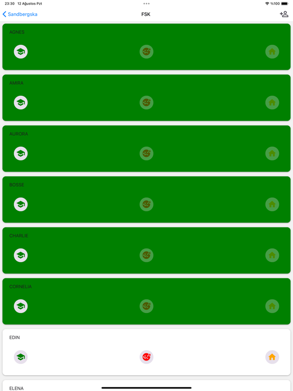 Class Student Atendance Trackr iPad Screenshots