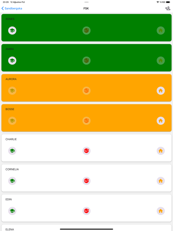 Class Student Atendance Trackr iPad Screenshots
