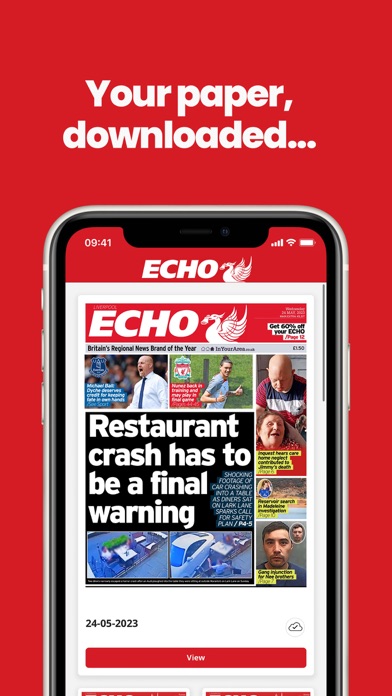 Liverpool Echo Newspaper Screenshots
