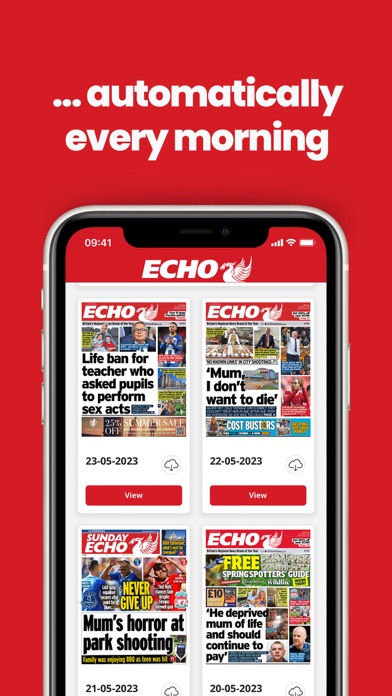 Liverpool Echo Newspaper Screenshots