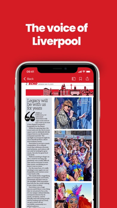 Liverpool Echo Newspaper Screenshots