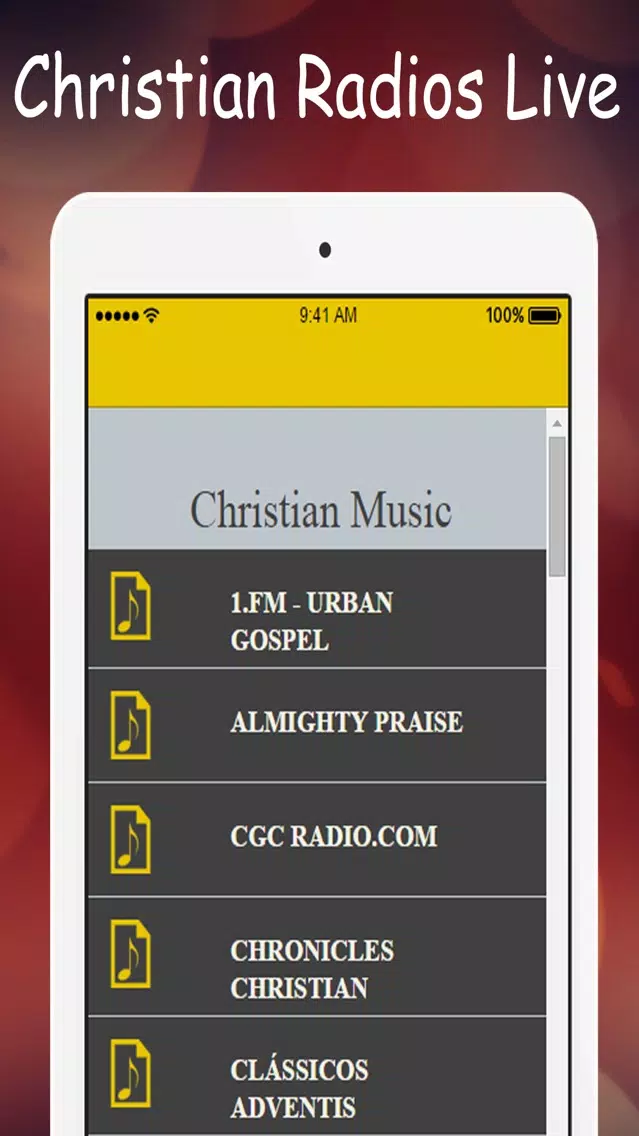 ' A Christian Music. Screenshots