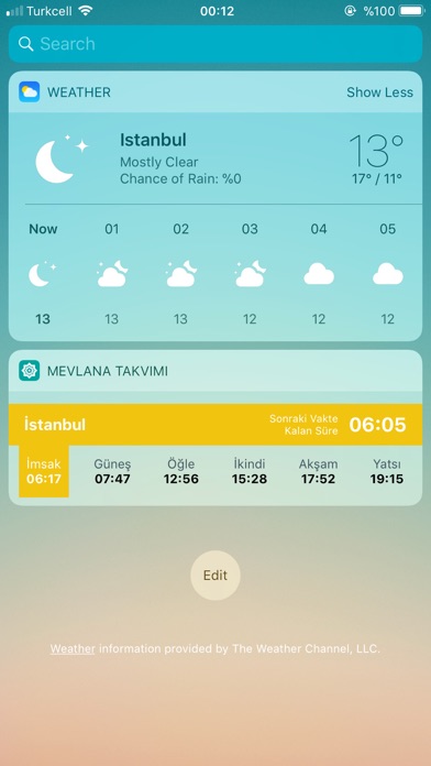 Namaz Vakti Mevlana Takvimi Screenshots