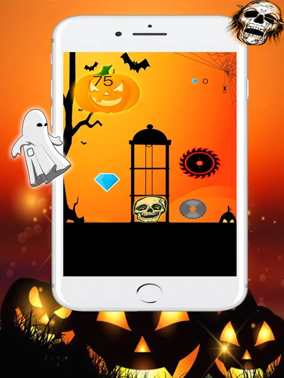Tangkapan skrin Zombie Fall Game For Halloween iPad 