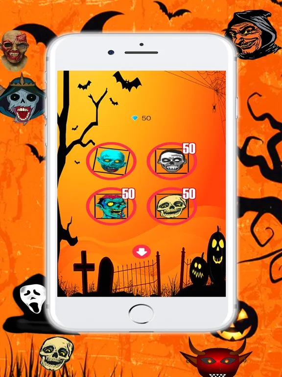 Tangkapan skrin Zombie Fall Game For Halloween iPad 