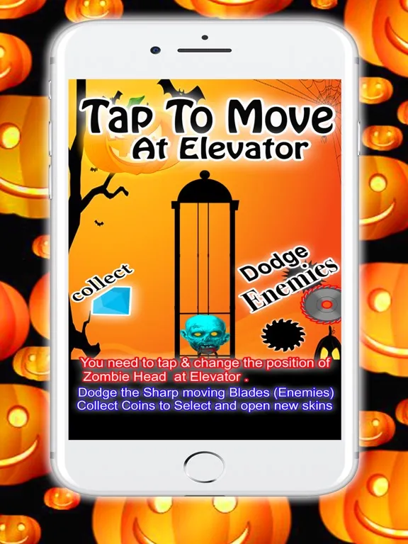 Tangkapan skrin Zombie Fall Game For Halloween iPad 
