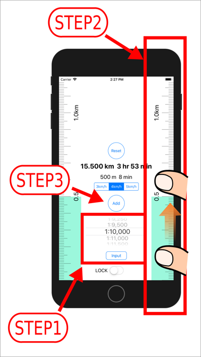 MapRuler for paper map Screenshots