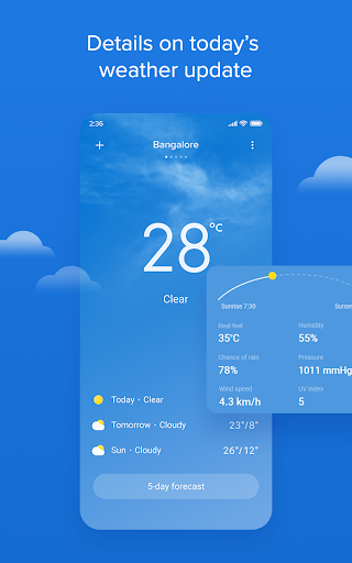 Tangkapan layar Weather - By Xiaomi