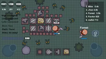 Screenshot di zombios.io online multiplayer