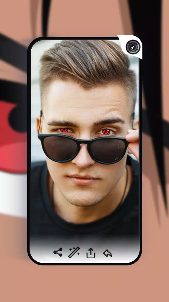 Sharingan Eyes Camera 스크린샷